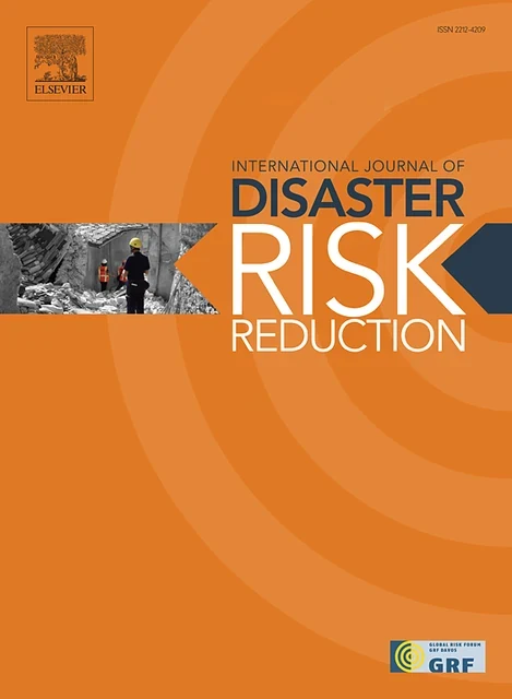 International Journal of Disaster Risk Reduction — representative journal cover