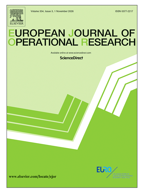 European Journal of Operational Research